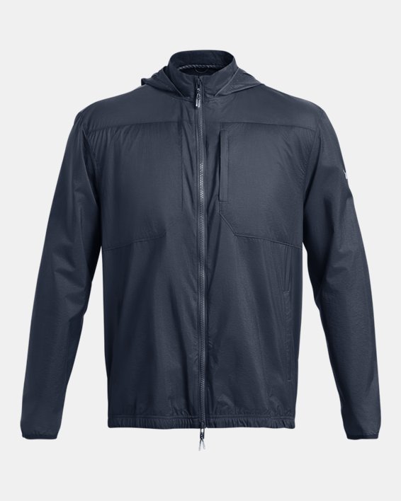 Men's UA Launch Trail Jacket, Gray, pdpMainDesktop image number 5